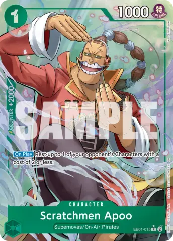 Scratchmen Apoo - EB01-015 (Alternate Art) · 015