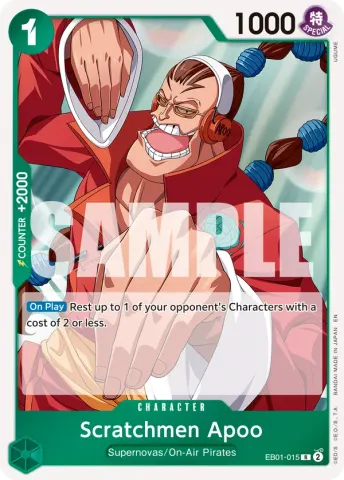 Scratchmen Apoo - EB01-015 (Reprint) · 015