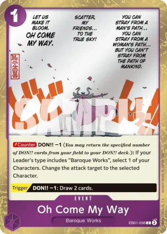 Oh Come My Way (Pirate Foil) · 038