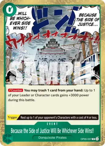 Because the Side of Justice Will Be Whichever Side Wins!! (Reprint) · 037