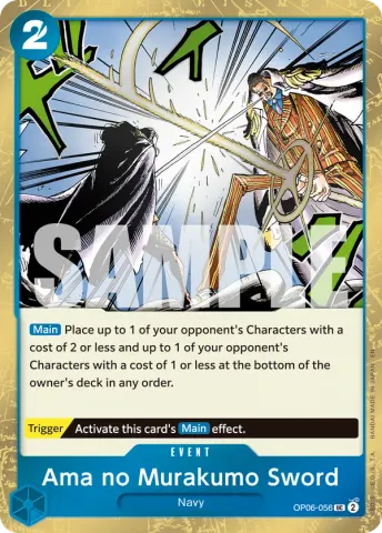 Ama no Murakumo Sword (Pirate Foil) · 056
