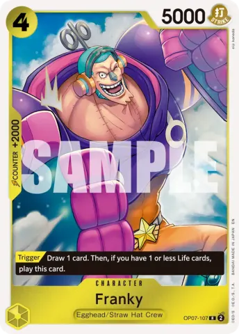 Franky - OP07-107 (Reprint) · 107