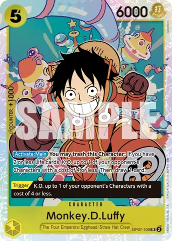 Monkey.D.Luffy - OP07-109 (Reprint) · 109