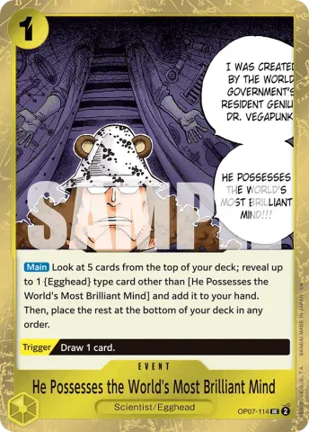 He Possesses the World's Most Brilliant Mind (Pirate Foil) · 114