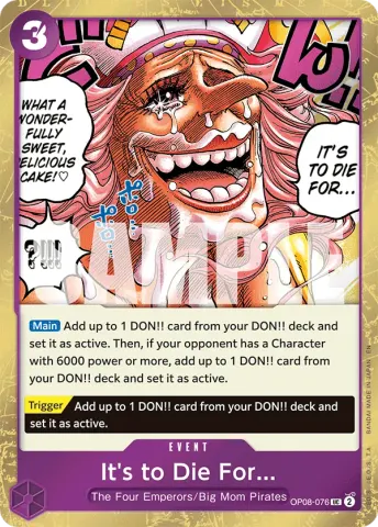 It's to Die For (Pirate Foil) · 076