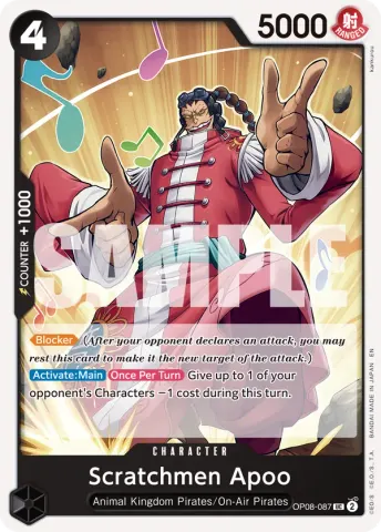 Scratchmen Apoo - OP08-087 (Reprint) · 087