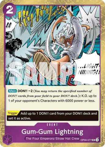 Gum-Gum Lightning (Pirate Foil) · 077