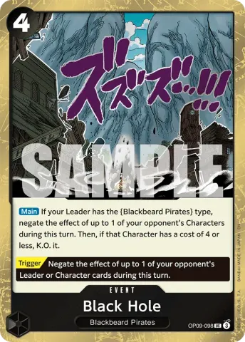 Black Hole (Pirate Foil) · 098