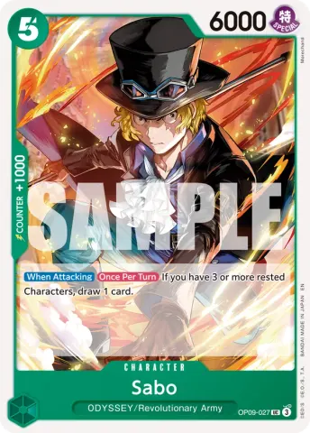 Sabo - OP09-027 (Reprint) · 027