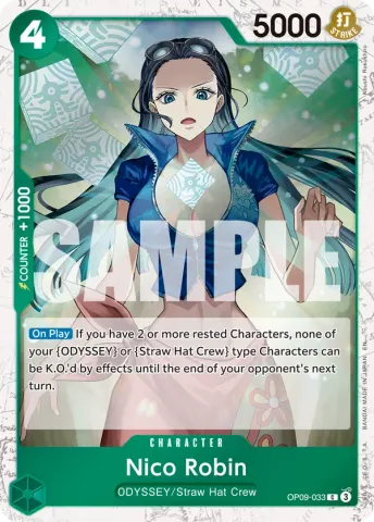 Nico Robin - OP09-033 (Pirate Foil) · 033