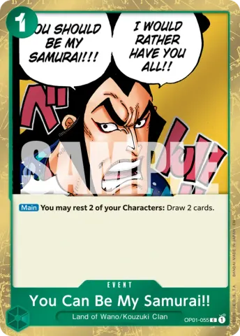 You Can Be My Samurai!! (Pirate Foil) · 055
