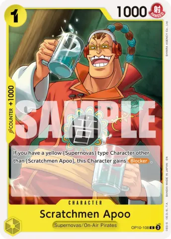 Scratchmen Apoo - OP10-108 (Reprint) · 108