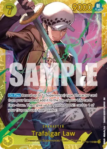 Trafalgar Law - OP10-119 (Reprint) · 119