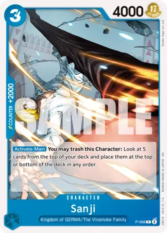 Sanji - P-068 (Reprint) · 068