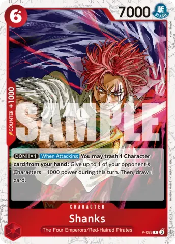 Shanks - P-083 (Pirate Foil) · 083