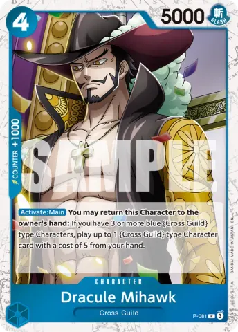 Dracule Mihawk - P-081 (Pirate Foil) · 081