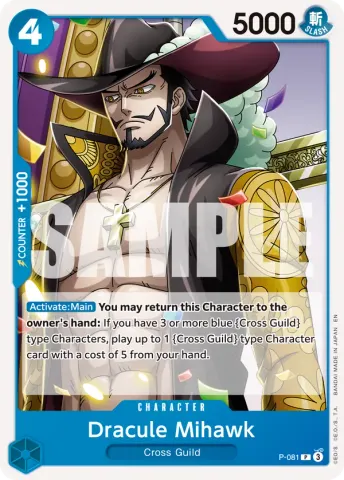 Dracule Mihawk - P-081 (Reprint) · 081
