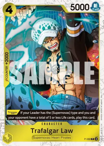 Trafalgar Law - P-088 (Pirate Foil) · 088