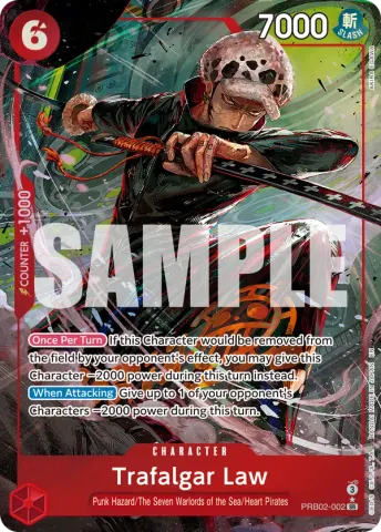 Trafalgar Law - PRB02-002 (Alternate Art) · 002