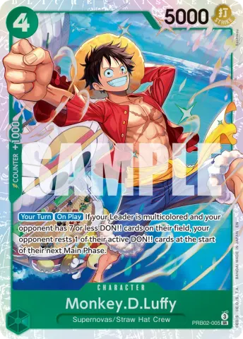 Monkey.D.Luffy - PRB02-005 · 005