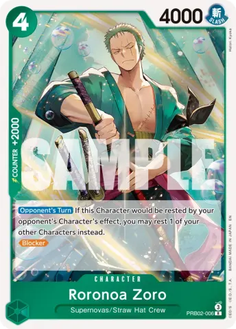 Roronoa Zoro - PRB02-006 · 006
