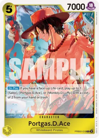 Portgas.D.Ace - PRB02-018 · 018