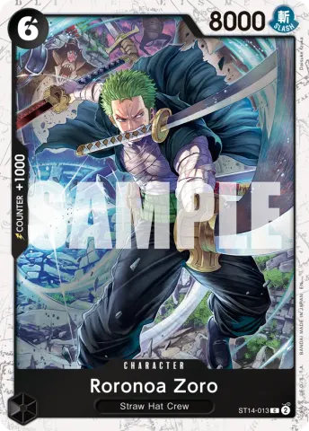 Roronoa Zoro - ST14-013 (Pirate Foil) · 013