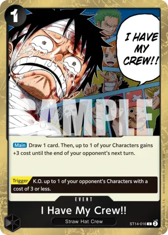 I Have My Crew!! (Pirate Foil) · 016