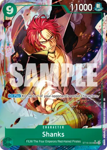 Shanks - ST16-004 (Alternate Art) · 004