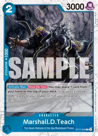 Marshall.D.Teach - ST17-005 (Pirate Foil) · 005