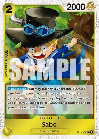 Sabo - ST13-007 (Pirate Foil) · 007