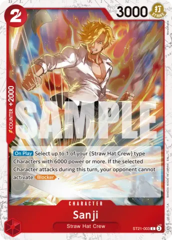 Sanji - ST21-003 (Pirate Foil) · 003