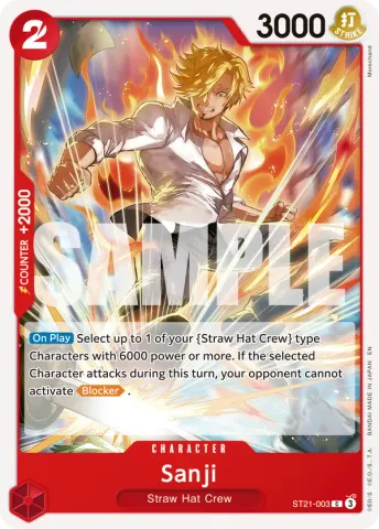 Sanji - ST21-003 (Reprint) · 003
