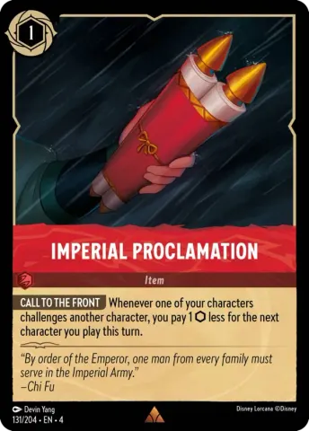 Imperial Proclamation · 131