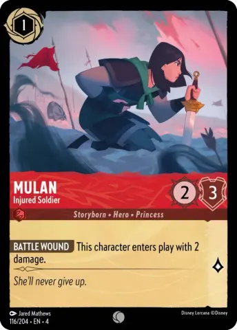 Mulan - Injured Soldier · 116