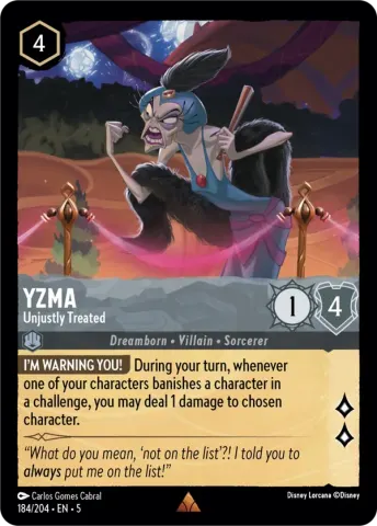 Yzma - Unjustly Treated · 184
