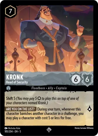 Kronk - Head of Security · 185