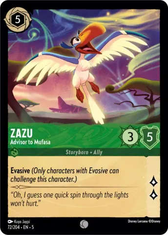 Zazu - Advisor to Mufasa · 72
