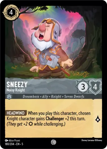 Sneezy - Noisy Knight · 180