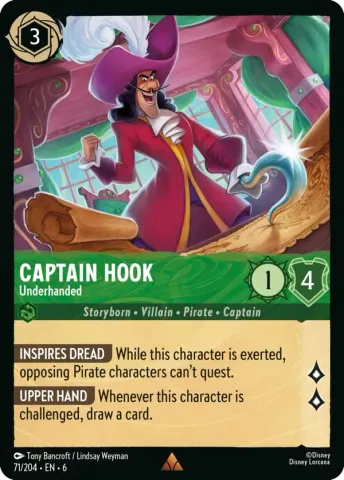 Captain Hook - Underhanded · 71