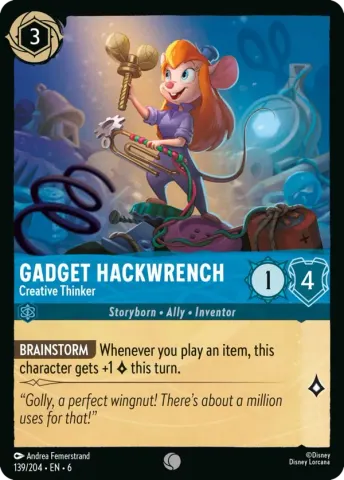 Gadget Hackwrench - Creative Thinker · 139