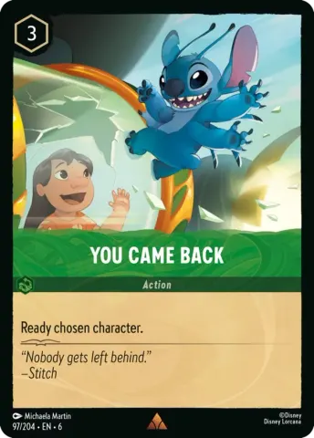 You Came Back · 97