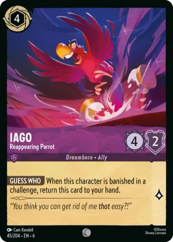 Iago - Reappearing Parrot · 45