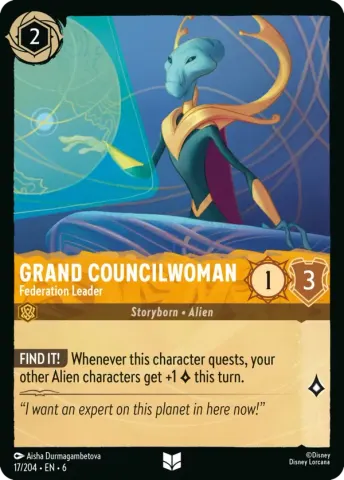 Grand Councilwoman - Federation Leader · 17