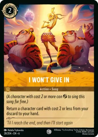 I Won't Give In · 28