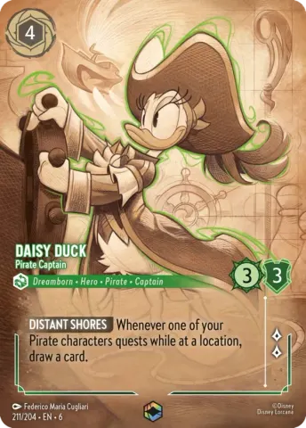 Daisy Duck - Pirate Captain · 211