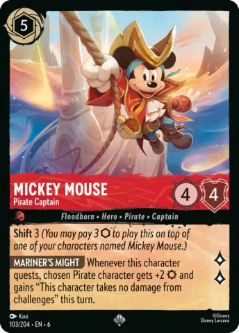 Mickey Mouse - Pirate Captain · 103
