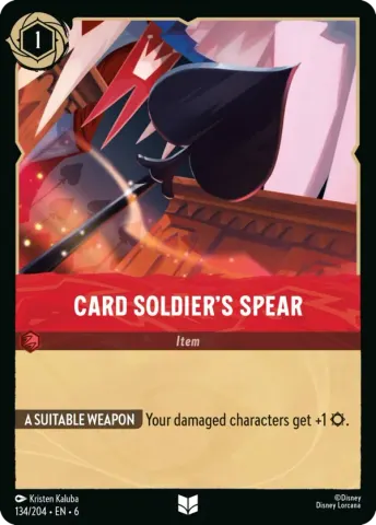 Card Soldier's Spear · 134