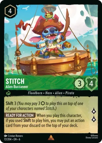 Stitch - Alien Buccaneer · 72