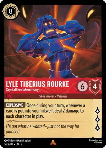 Lyle Tiberius Rourke - Crystallized Mercenary · 140
